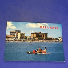 BELLARIA MARE CANOE A COLORI -- CARTOLINA