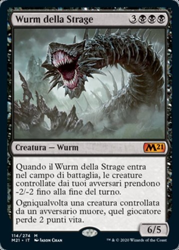 Mtg massacre wurm - mtg,