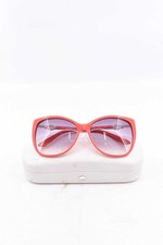 Occhiali Da Sole Swarovski Festive Sw104 (leggero difetto Lenti) Rossi Con Custo