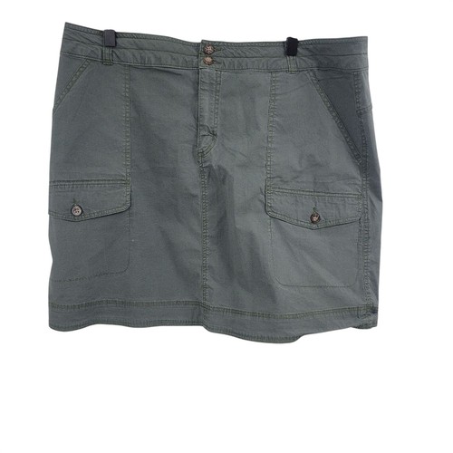 Woolrich minigonna donna verde