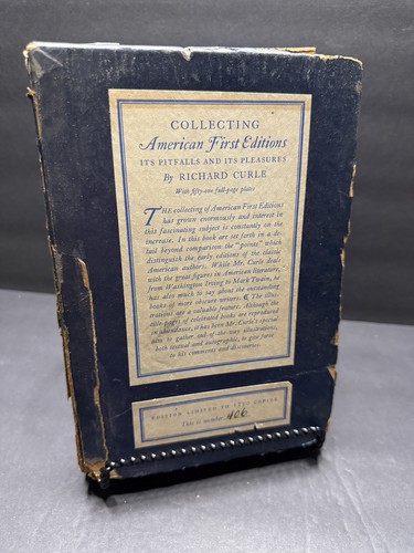 Book collecting first - collecting, am
