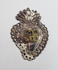 EX VOTO SACRO CUORE IN METALLO