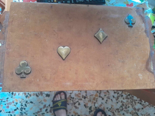 Set scatola legno - in, carte