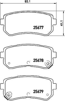 Brembo 068 kit pastiglie - brembo,
