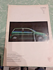 Prospekt brochure depliant GAMMA INTERNI COLORI LANCIA Y YPSILON IV/97