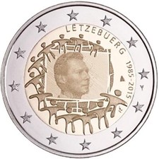 2 euro Lussemburgo 2015