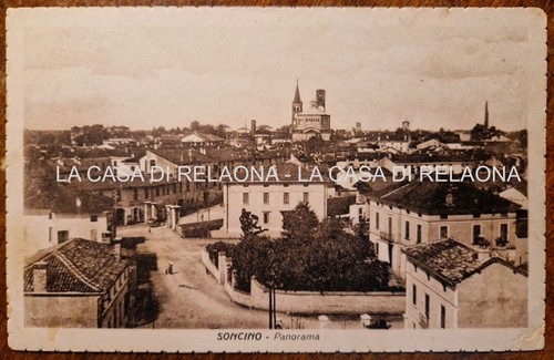 Cartolina soncino anno 1928 - -,