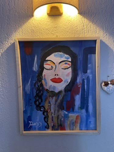 Quadro dipinto mano 40x30cm - a,