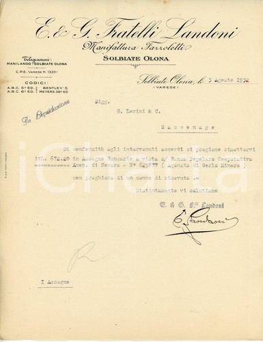 1932 solbiate olona - 1932,