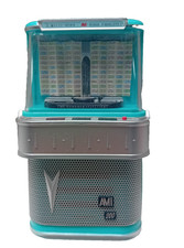 Juke-Box d'epoca miniatura Fabbri CGE AMI I-200 1958 U.S.A. FASCIONE radio