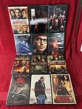 Johnny Depp 12 DVD Lot Black
