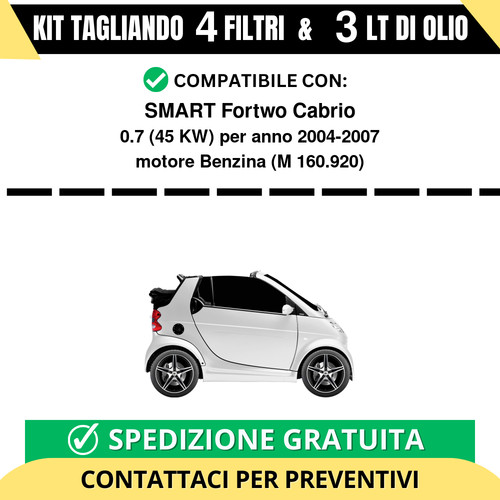 Tagliando per smart fortwo - per,