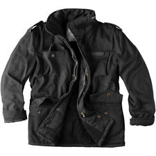 Surplus Esercito Parà Uomo Inverno Campo Giacca Militare M65 Cappotto Nero
