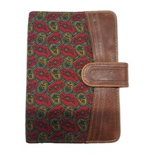 Agenda vintage in tessuto - agenda,