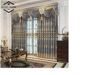 Tenda in tulle europeo blu di