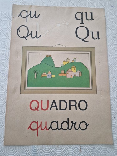 Abecedario parete vintage - a,