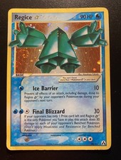 Pokemon Card-Regice-Gold