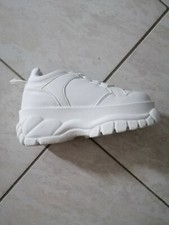Sneakers donna bianche plateau