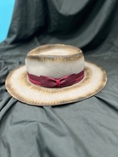 Cappello Fedora Marrone Fatto