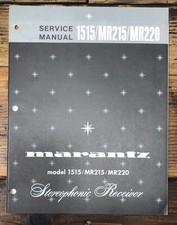 Marantz Model 1515 MR215 MR220 Ricevitore Manuale di servizio *Originale*