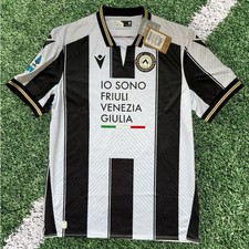 Udinese Calcio Home Shirt 2024/25 Macron Soccer Jersey Nuova con etichette Maglia Uomo 2XL