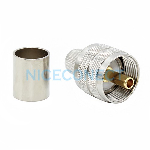 Connettore crimpare spina - rf,