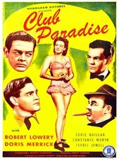 CLUB PARADISE 1945 RARE CRIME DRAMA ON DVD  UNCUT !!!