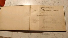 Atlante Scolastico per la Geografia Polita e Fisica di Stieler e Berghaus 1882 