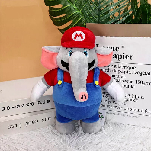Peluche mario éléphant - peluche,