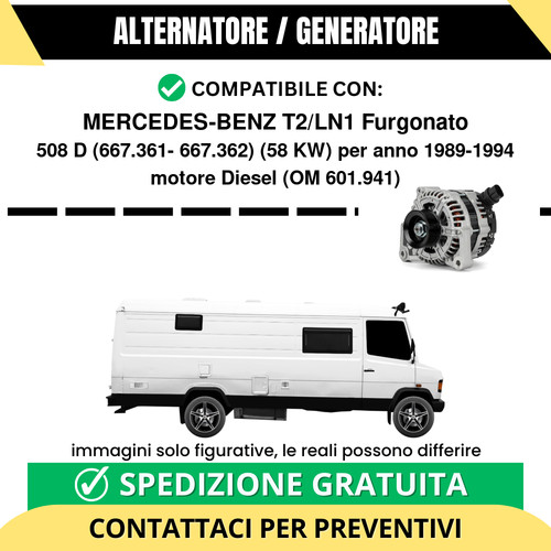Alternatore mercedes benz - alternatore, mercedes-benz