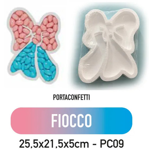 Nascita portaconfetti fiocco - portaconfetti,