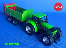 trattore deutz-fahr agrotron 265 con spandiconcime strautmann 1673 siku diecast