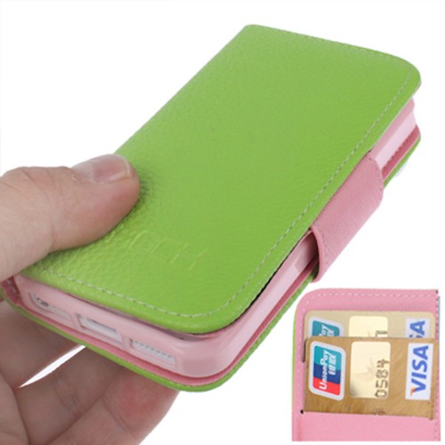 Cover pelle per apple - iphone, 5