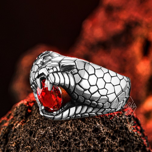 Anello uomo argento - in,