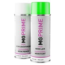 Kit di vernice acrilica professionale neon con fondo luminoso in Verde neon