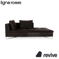 Ligne Roset Feng Tessuto Letto Grigio