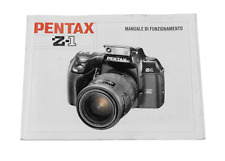 Pentax Z-1 manuale di funzionamento libretto istruzioni in italiano z1