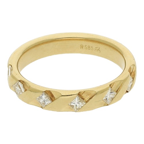 Anello principessa diamanti