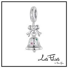 Charm Campane Natale Fiocco