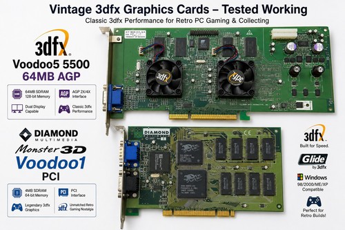 3dfx voodoo5 5500 64mb - 64mb, +