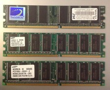 Ram 3x256 MB DDR/Cl2,5 PC3200 - Power Mac G4 Mirrored Doors 