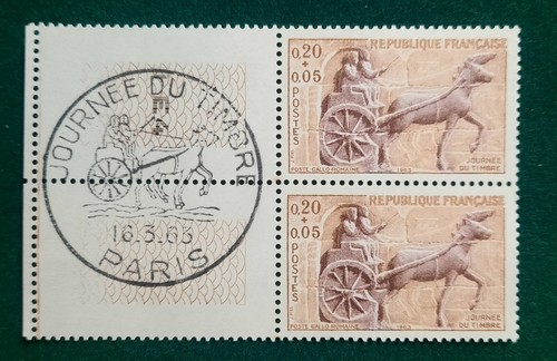 Francia 1963 journee timbre - francia,