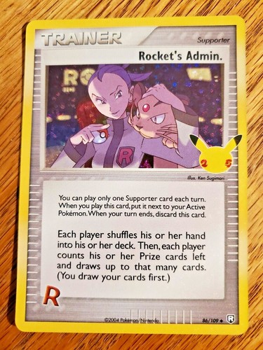 Rocket admin holo 86 109 - holo, sr