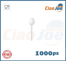 Cucchiaini di Plastica Bianchi rigidi monouso riutilizzabili catering 1000 pz