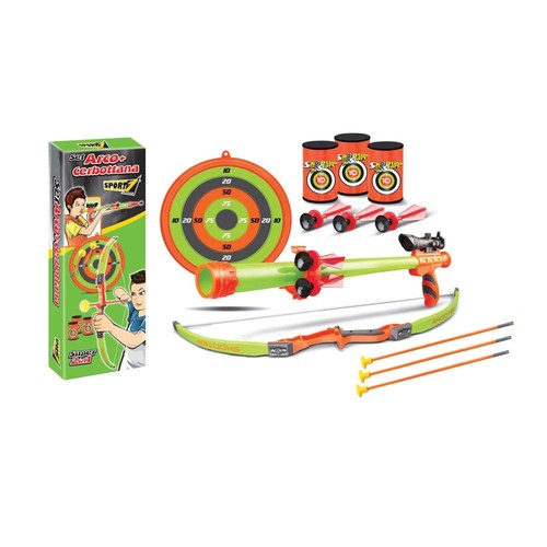 Sport one set - set, arco-cerbottana