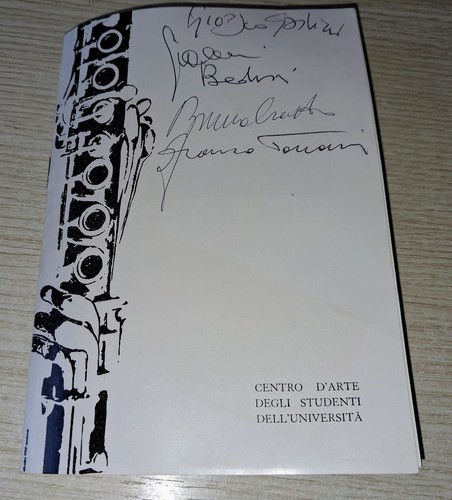 Autografo giorgio gaslini - giorgio,