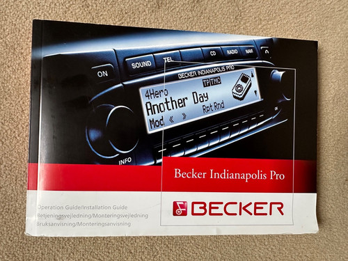 Autoradio becker indianapolis - becker,