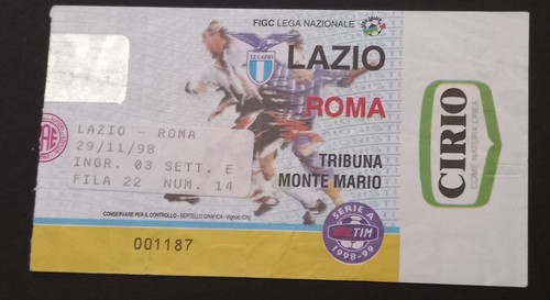 Biglietto derby lazio roma 3 - biglietto,