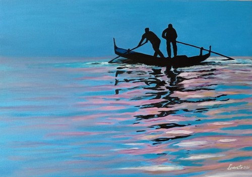 Quadro dipinto olio tela - olio,