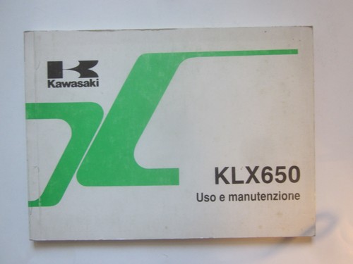 Kawasaki klx 650 manuale uso - 650,